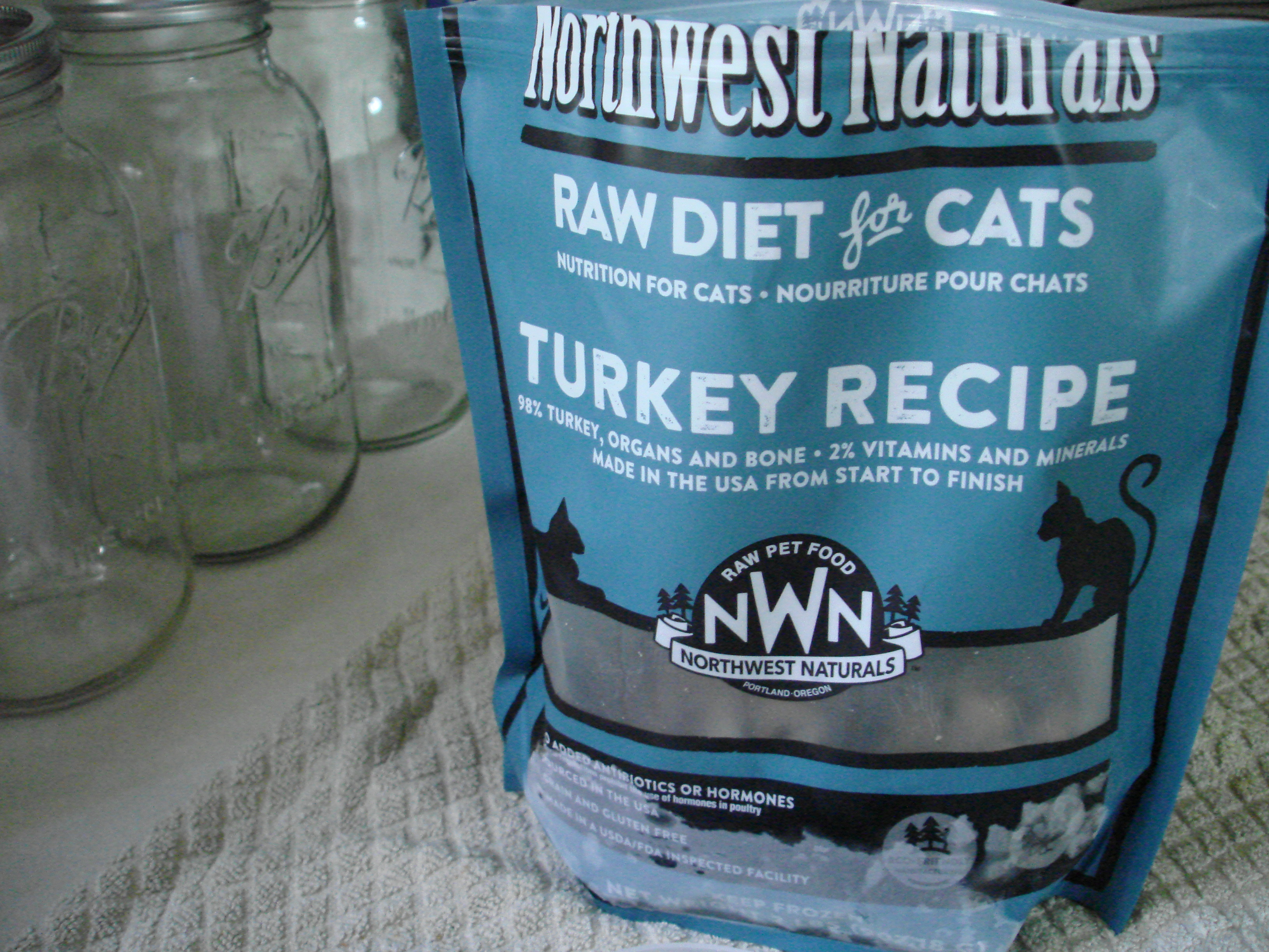 Northwest Naturals Turkey raw cat food